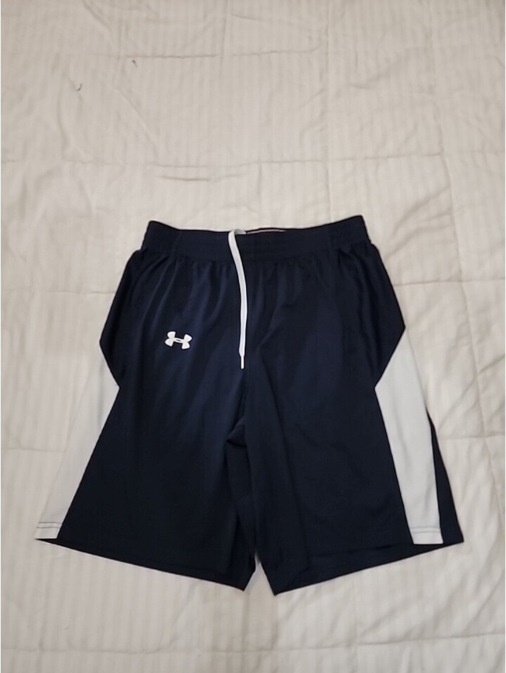 Under Armour Athletic Shorts Mens Large Navy Blue